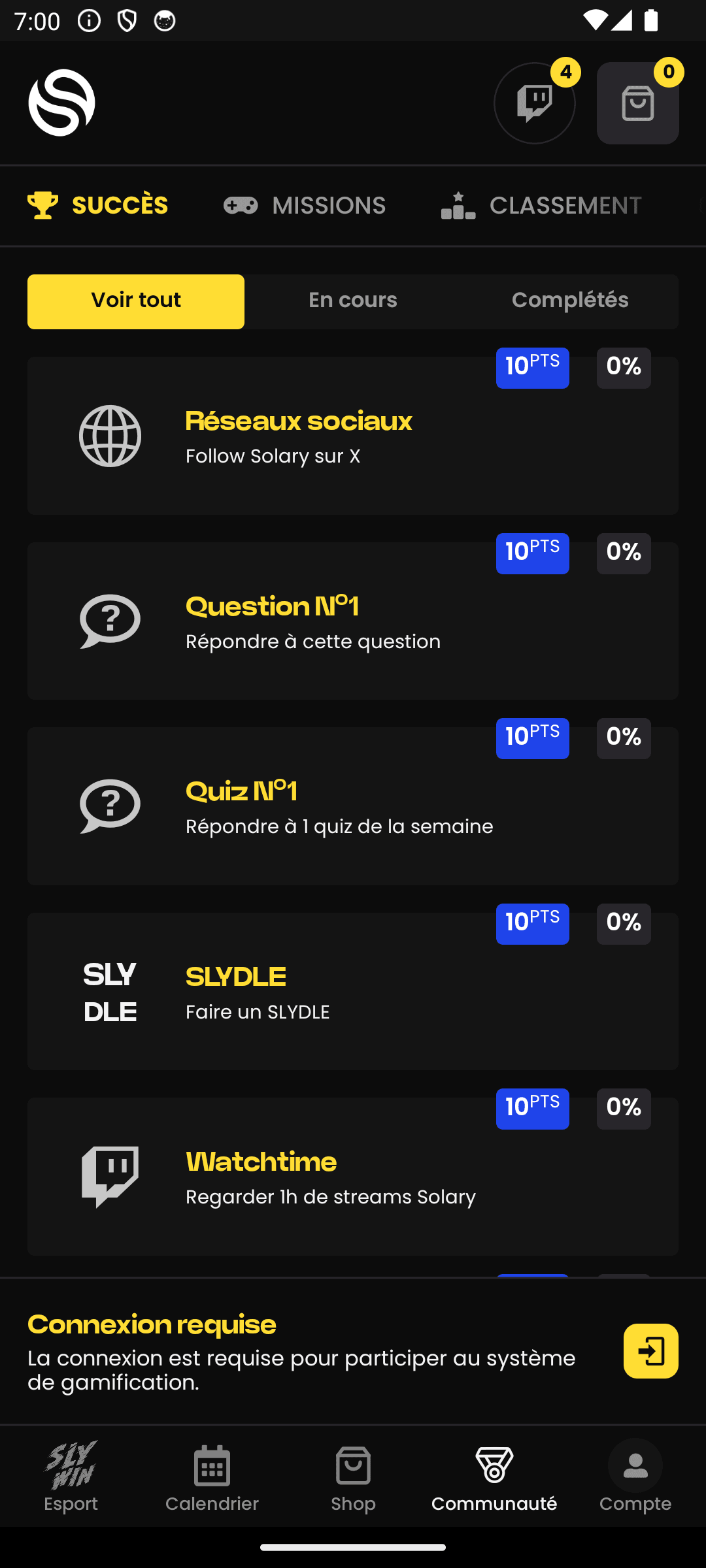 Gamification application Solary